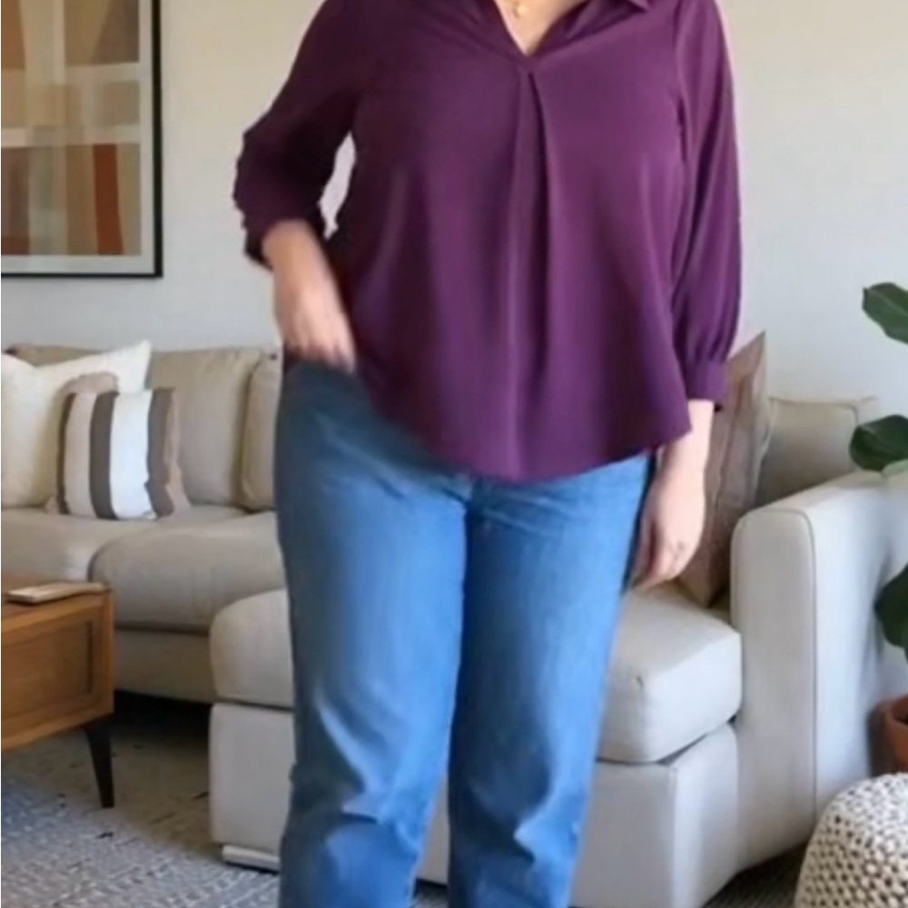 Chic Women's Plum Blouse